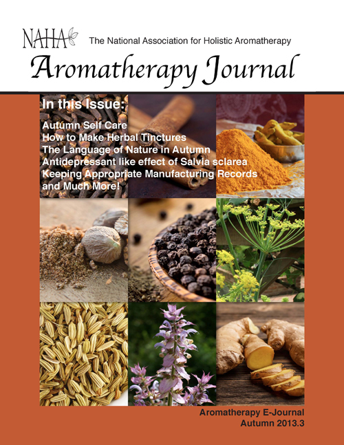 NAHA Aromatherapy Journal - Autumn 2013.3