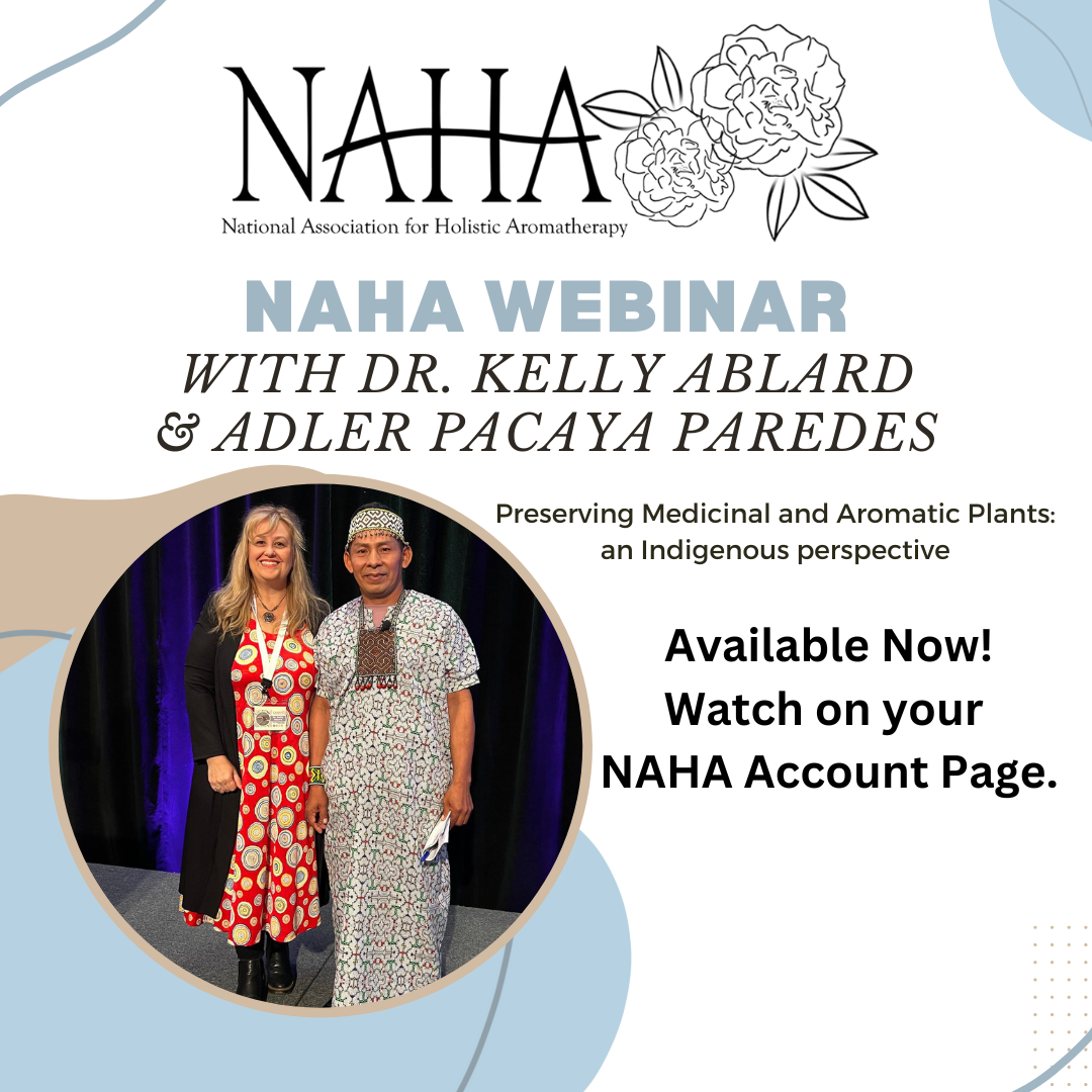 Preserving medicinal and aromatic plants: an Indigenous perspective with Dr. Kelly Ablard and Adler Pacaya Paredes - May Webinar