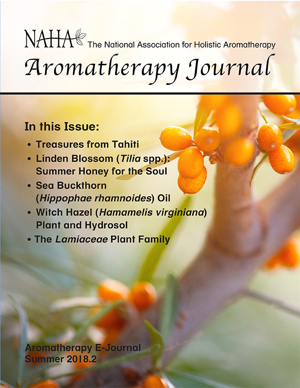NAHA Aromatherapy Journal Summer 2018.2