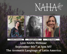 NAHA Webinar- The Aromatic Language of Latin America